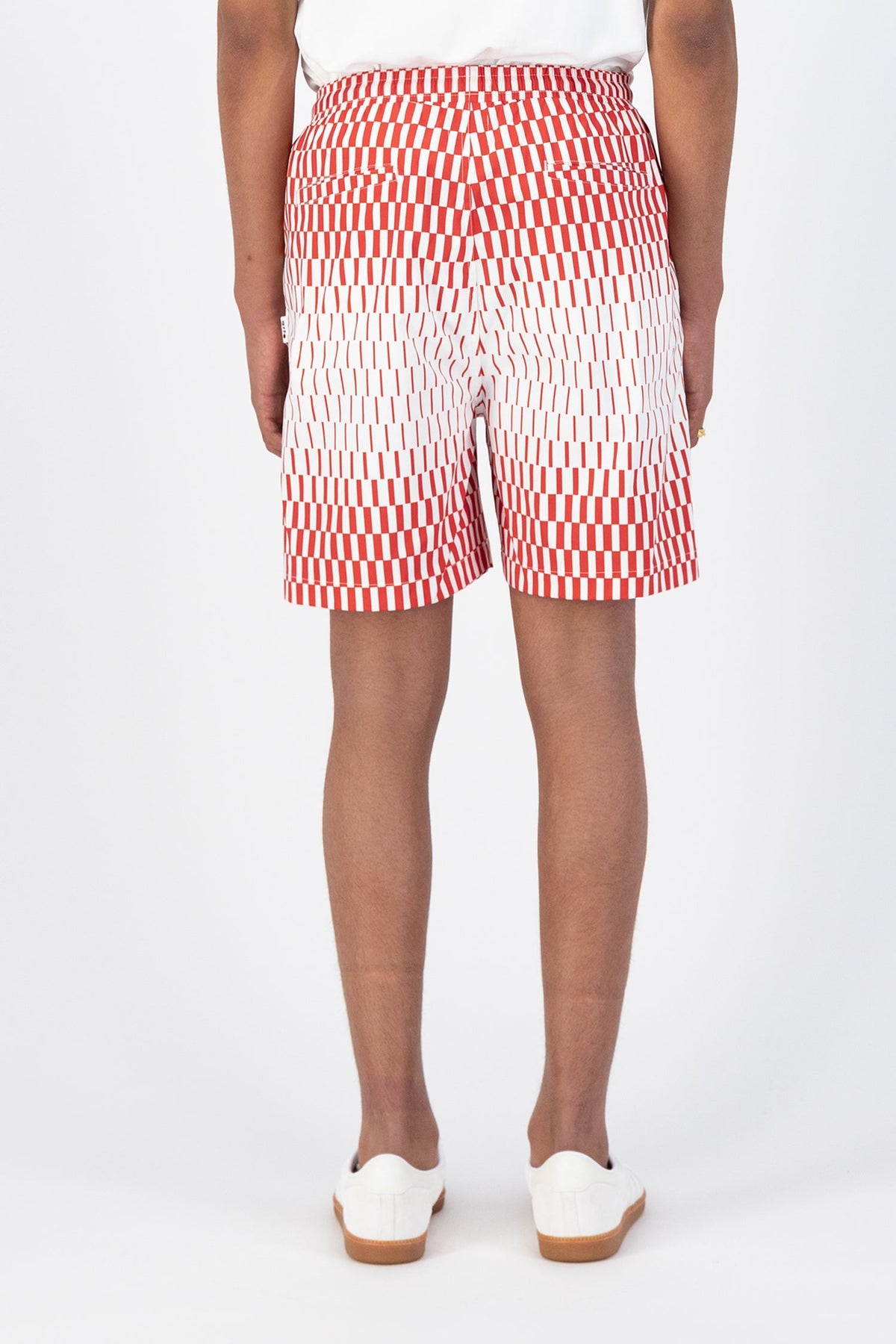 Short Soto Retan - Rouge/Blanc