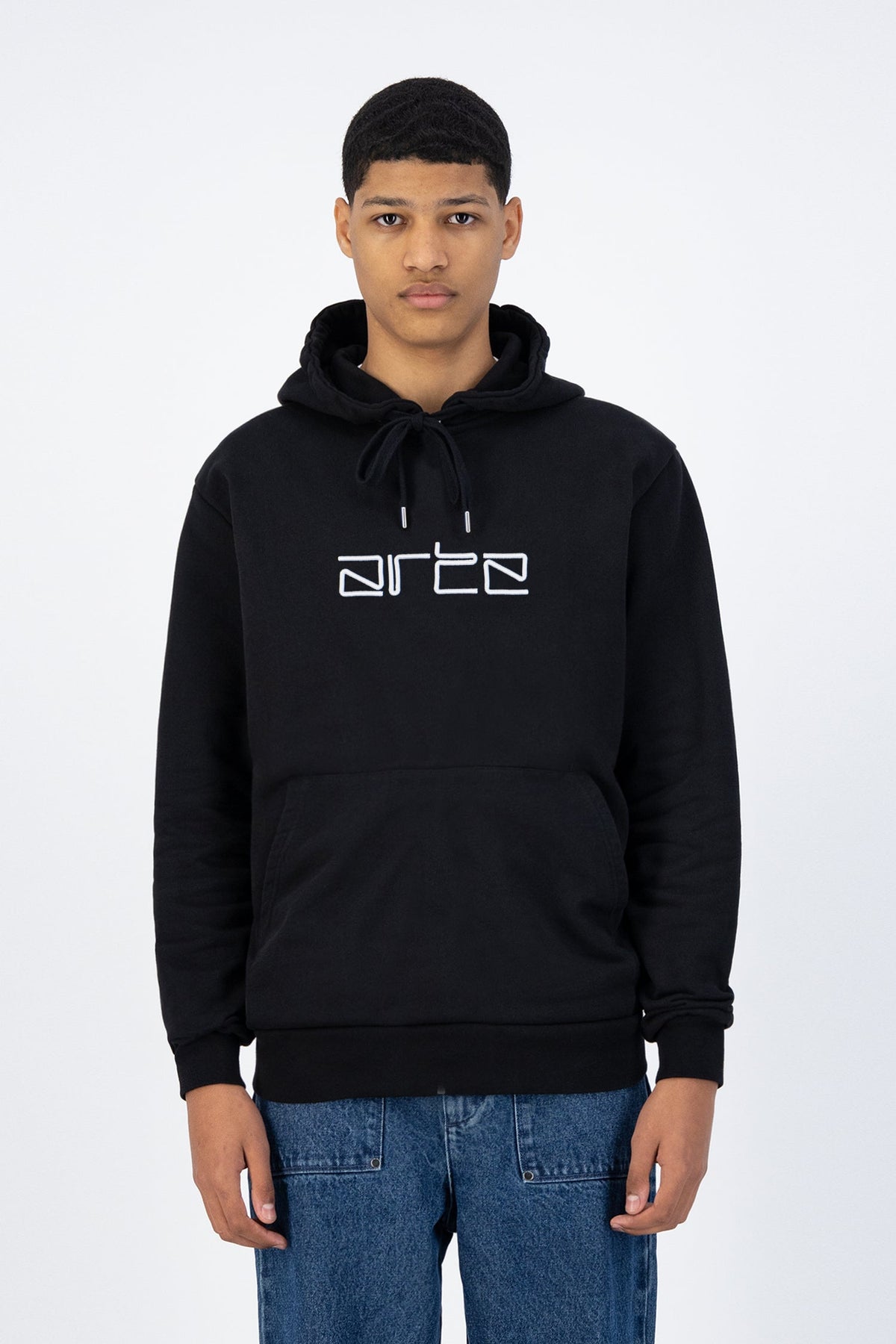 Hulton Logo Hoodie - Noir