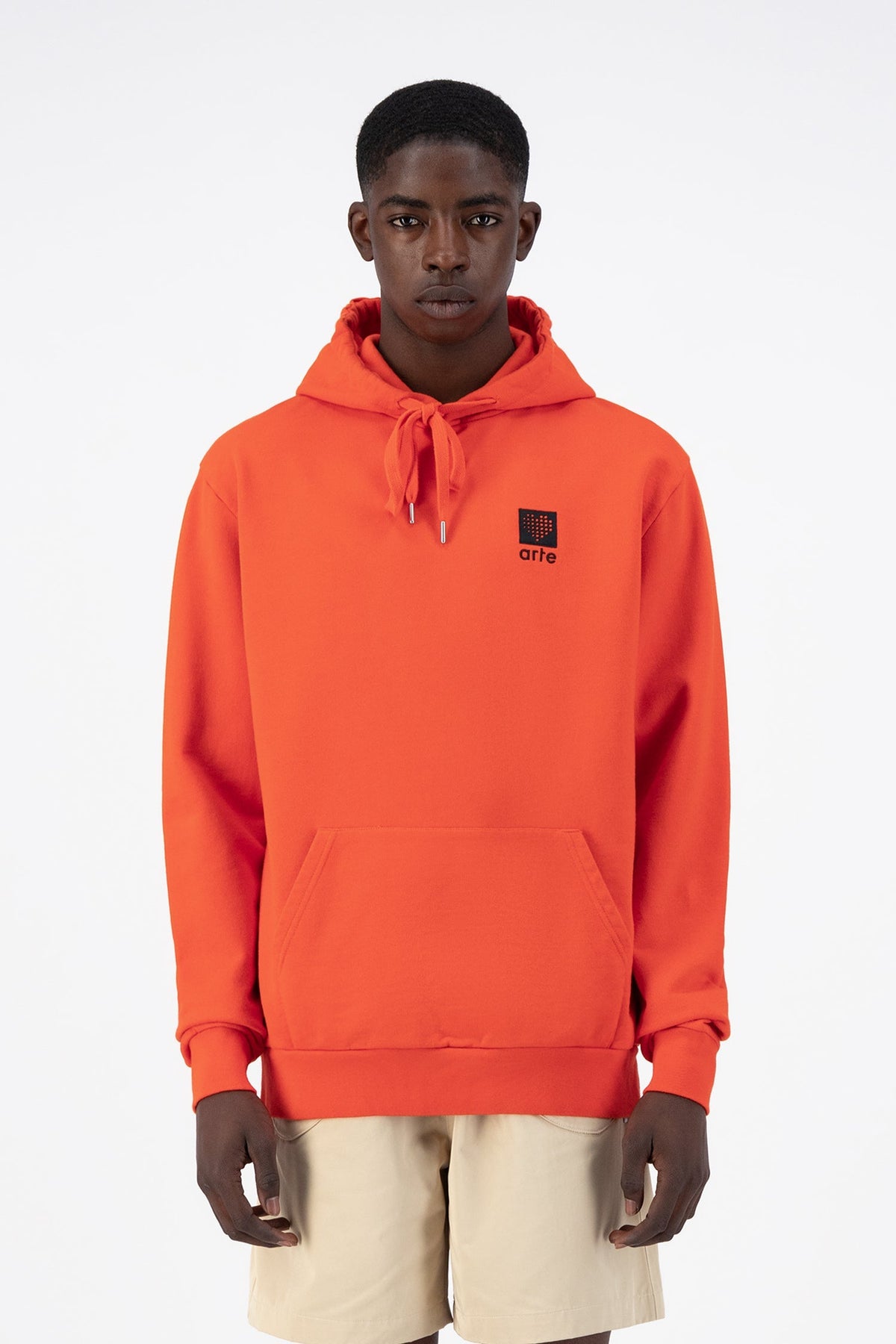 Hulton Heart Hoodie - Rouge