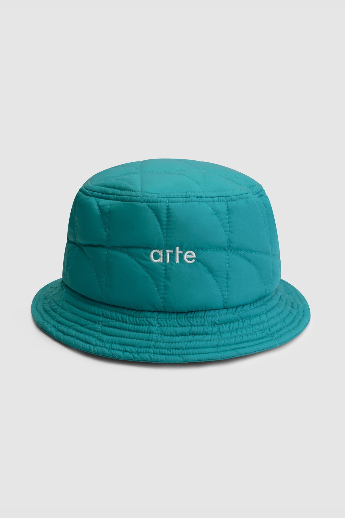 Bauhaus Quilted Bucket Hat - Lake Blue