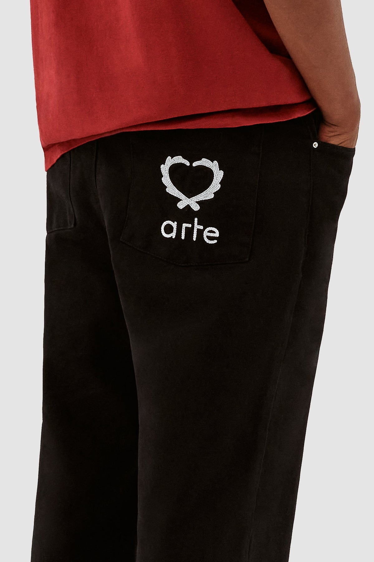 Pantalon Poage Back Heart - Noir