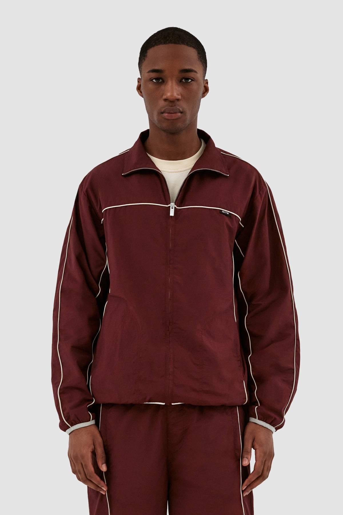 Veste Jordan SS24 - Bordeaux/Crème