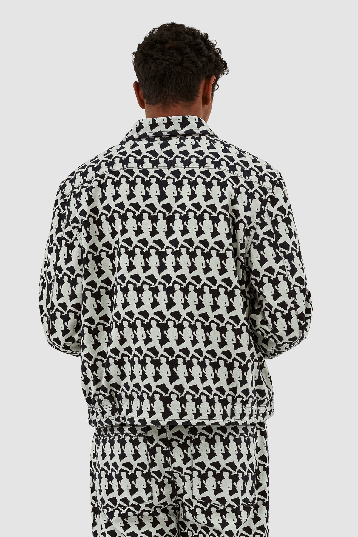 Veste Jones Allover - Marine/Crème