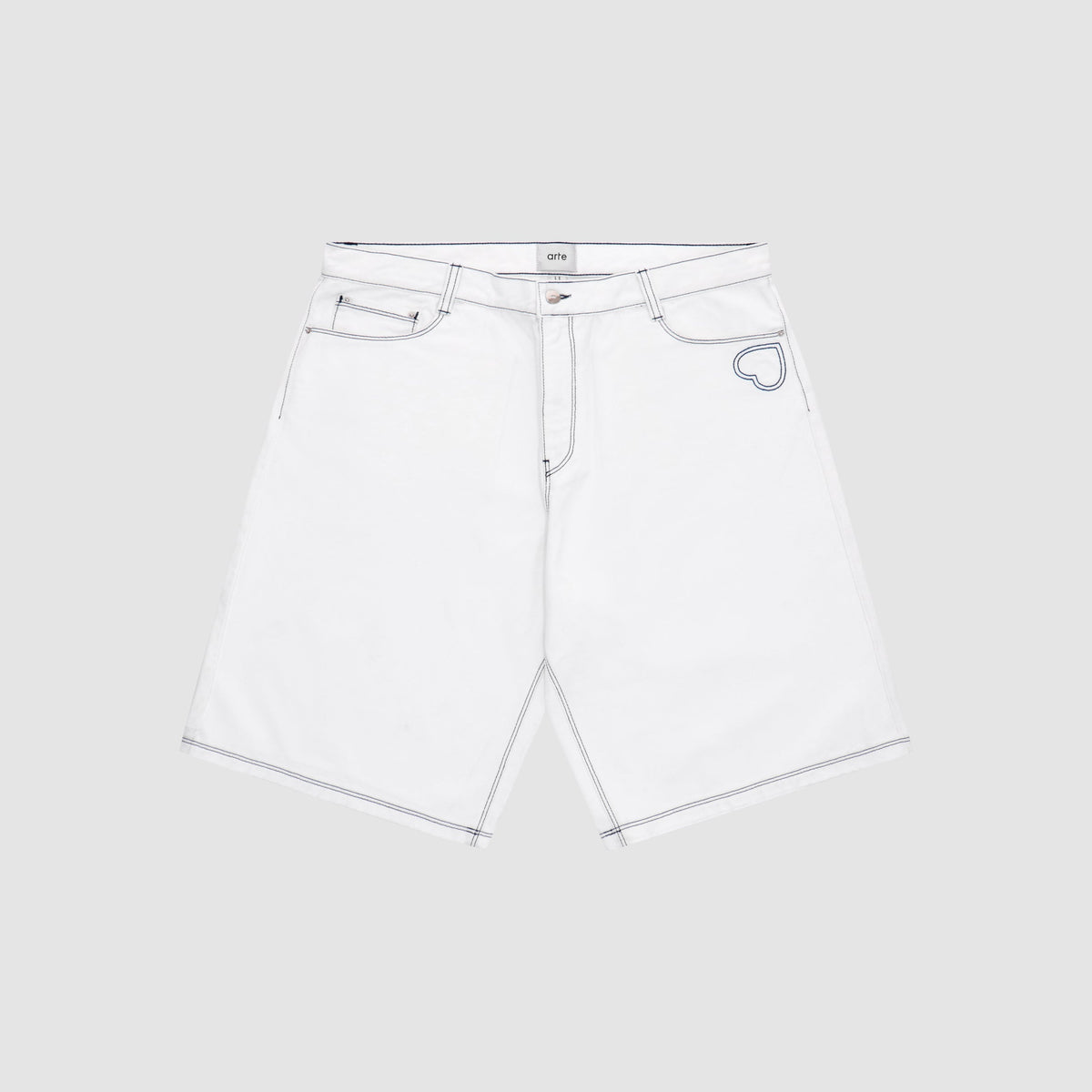 Silvain Heart Detail - Blanc