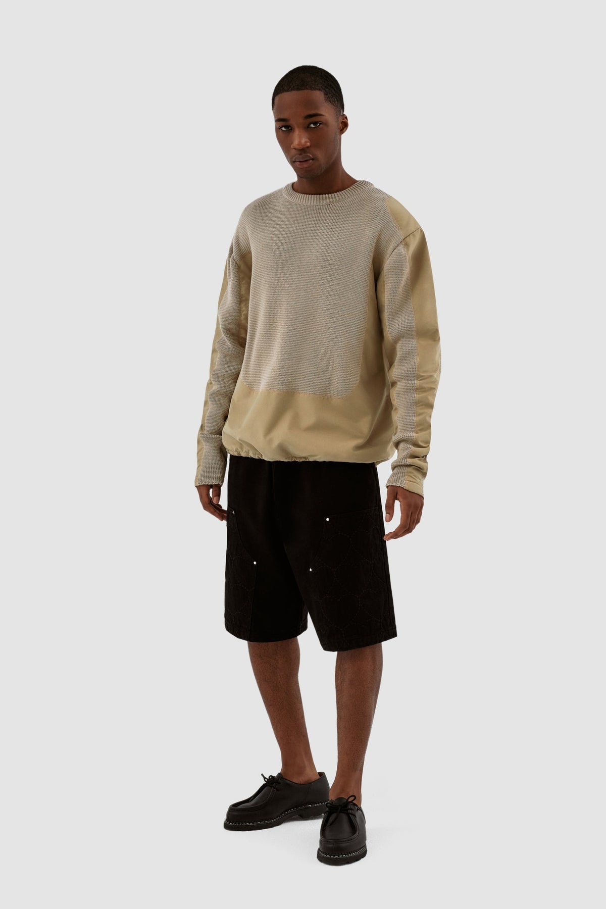 Pull Kris contrasté - Crème