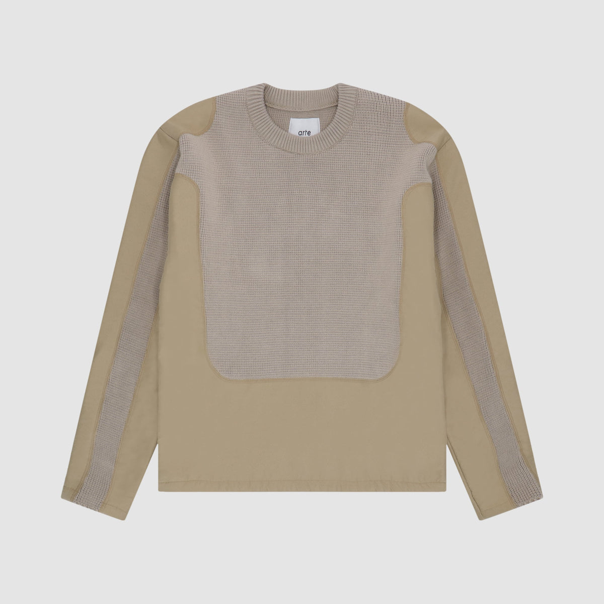 Pull Kris contrasté - Crème