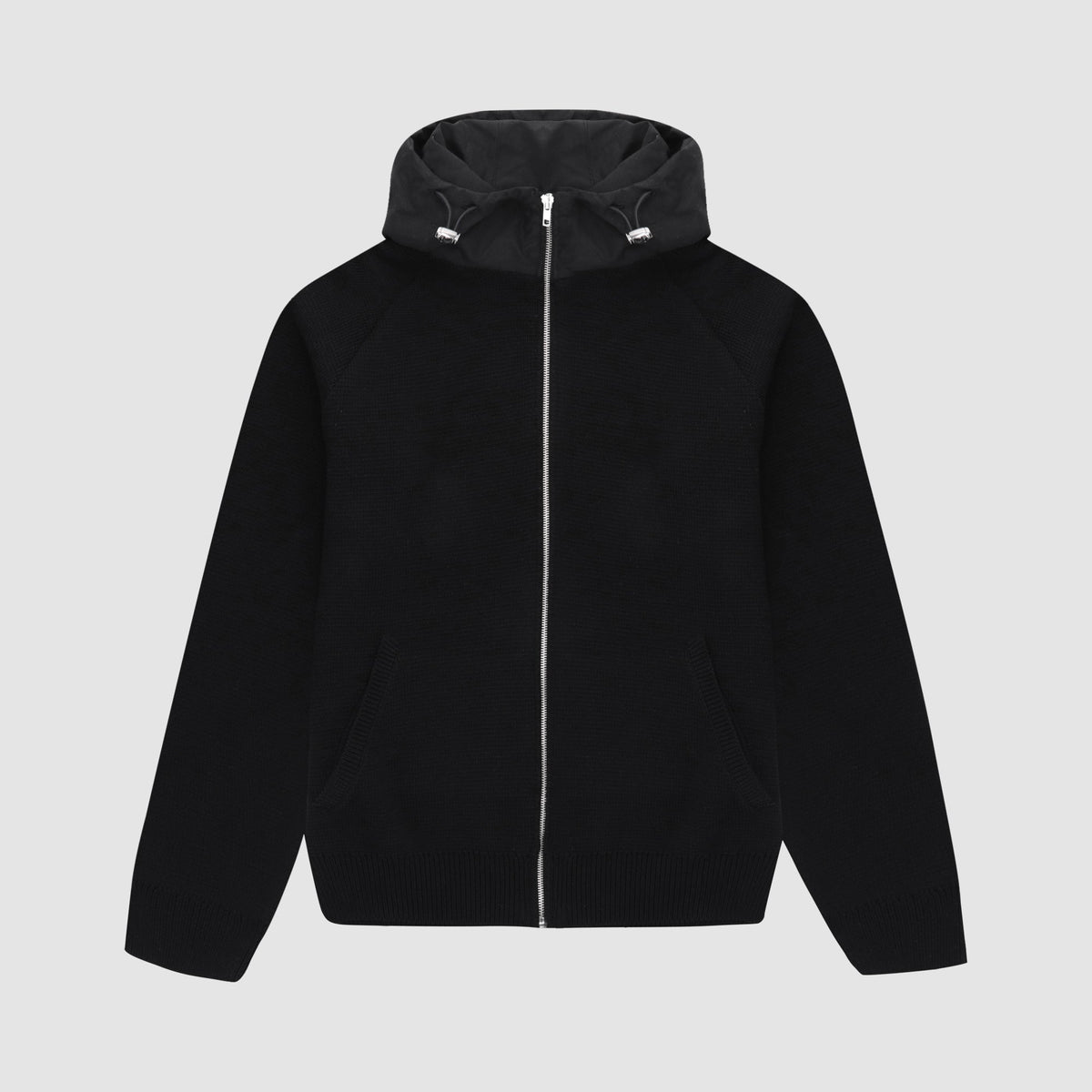 Sweat à capuche en maille Kole - Noir