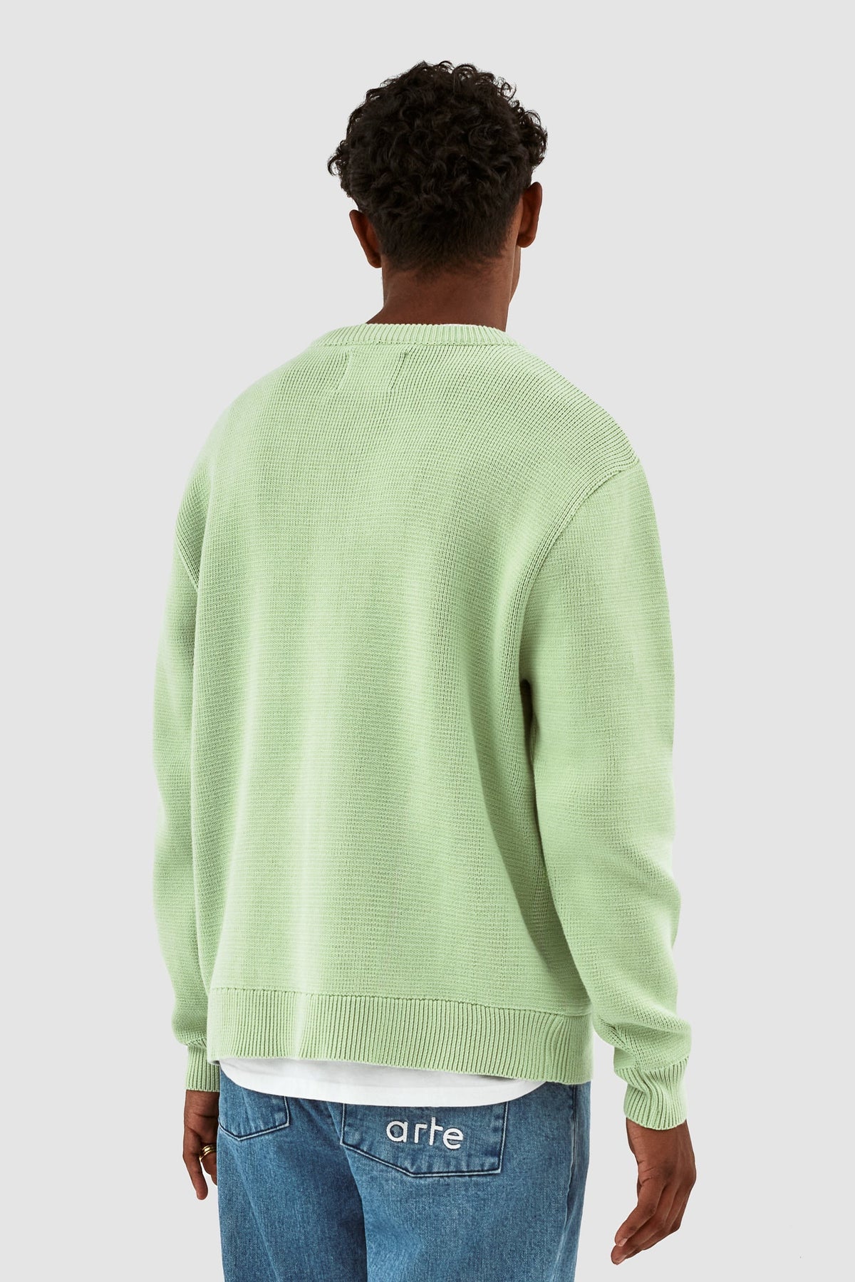 Pull à logo Kris - Vert clair