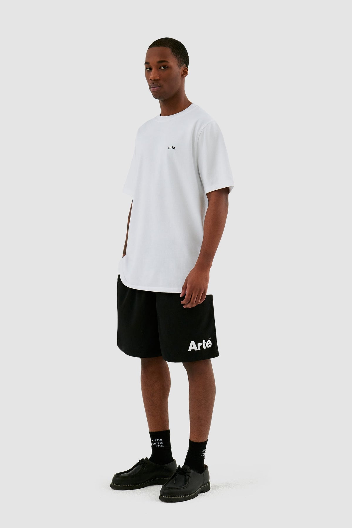 Short à logo Samuel - Noir