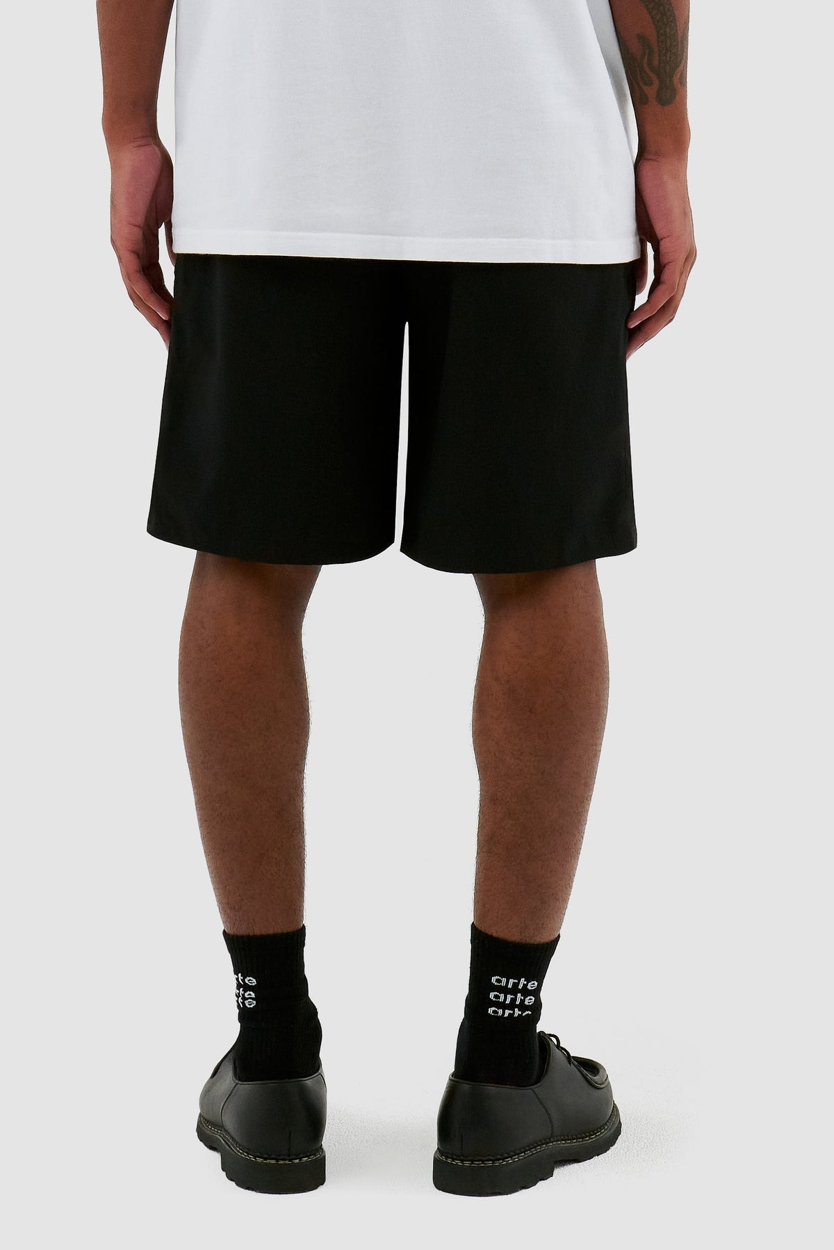 Short à logo Samuel - Noir