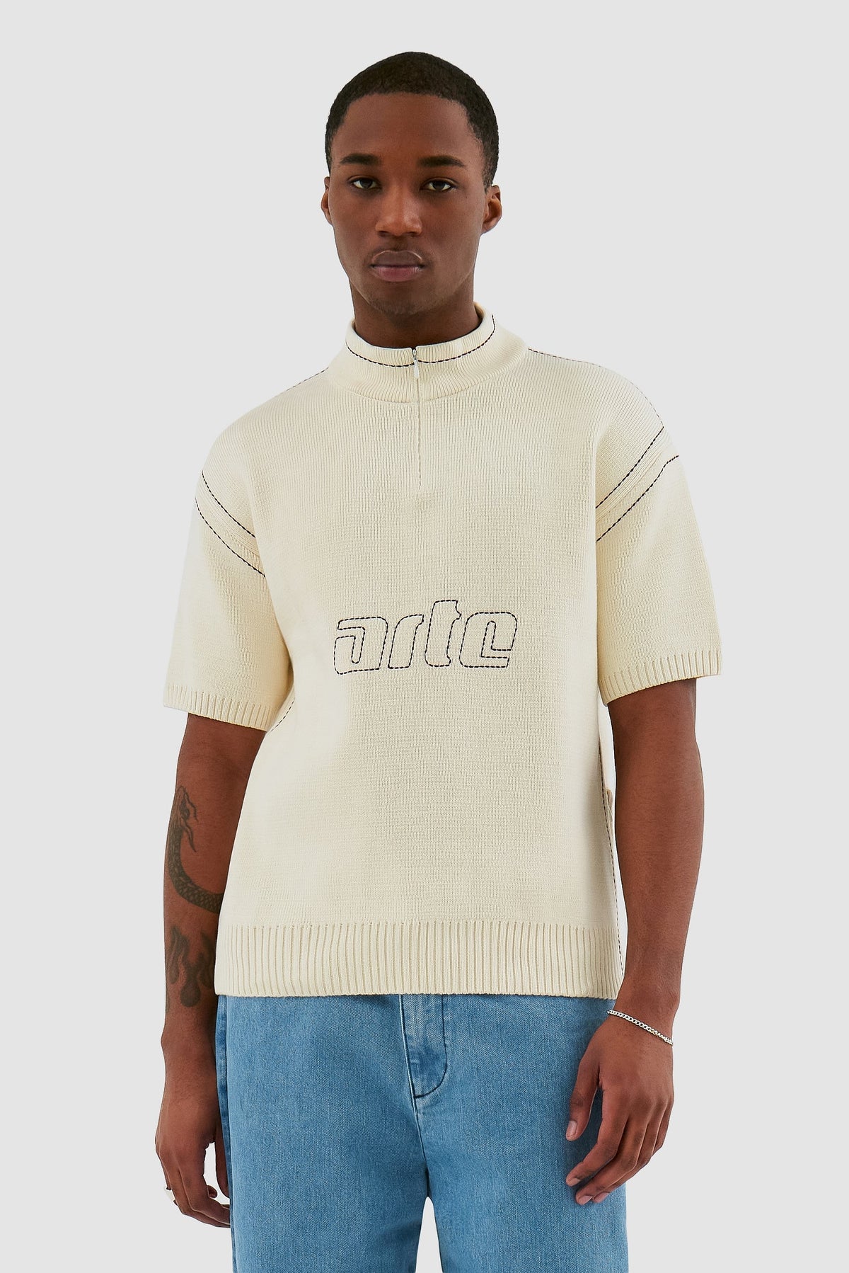 Kane Logo Knit - Crème