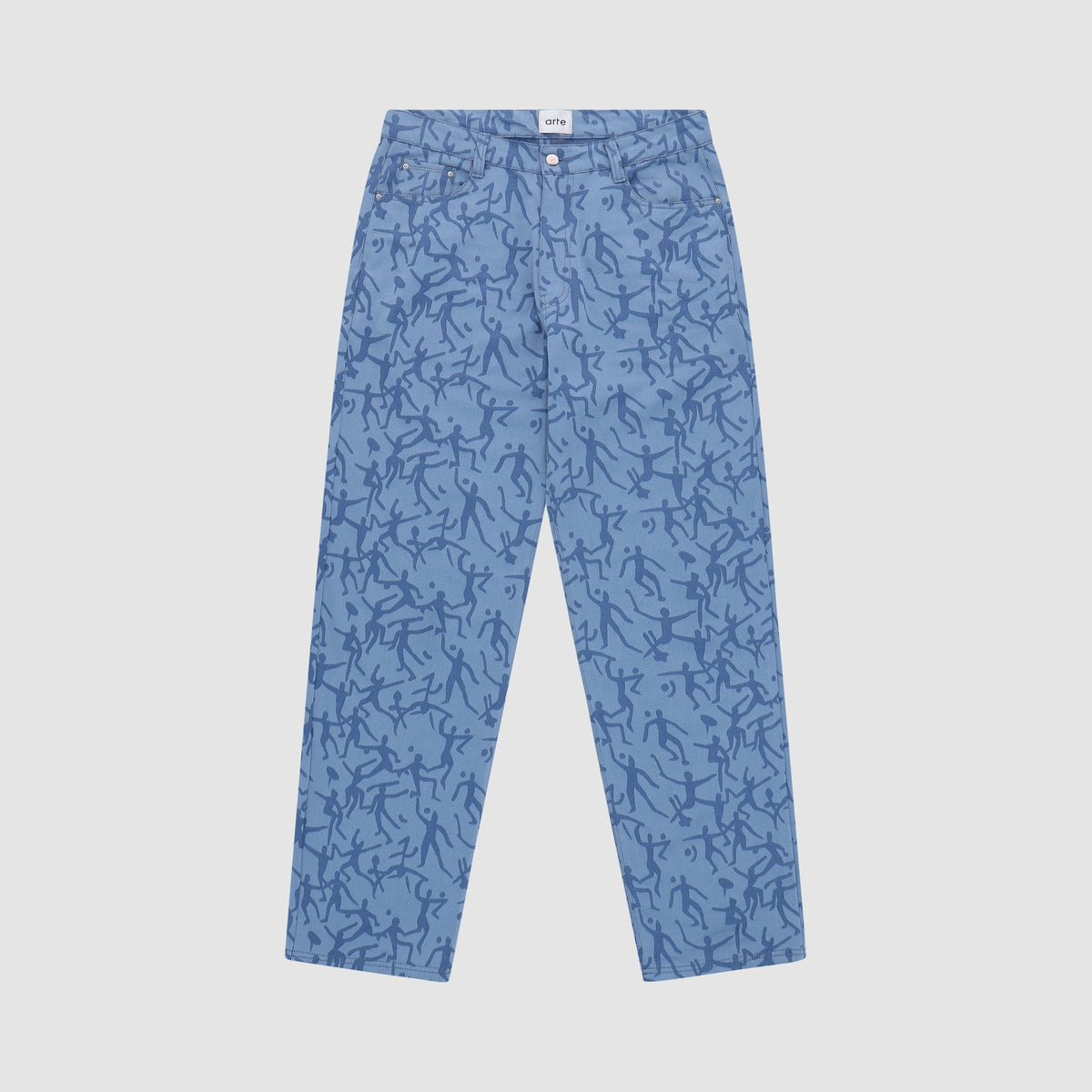 Pantalon James Allover - Bleu