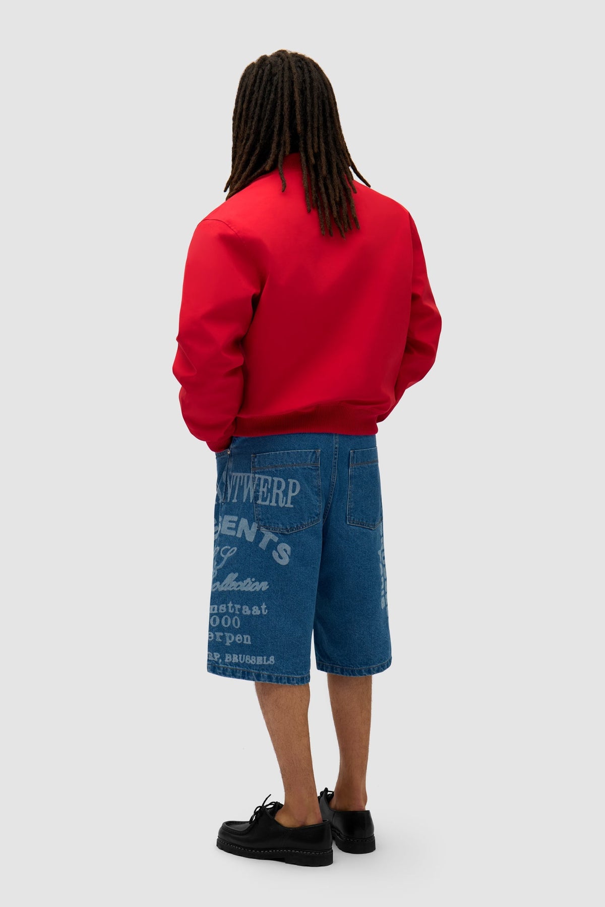 Logo Bird Bomber Jacket - Rouge
