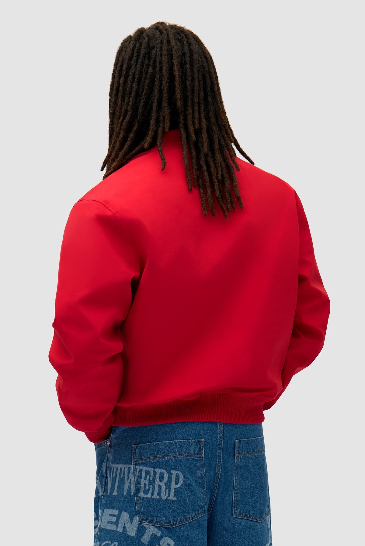 Logo Bird Bomber Jacket - Rouge