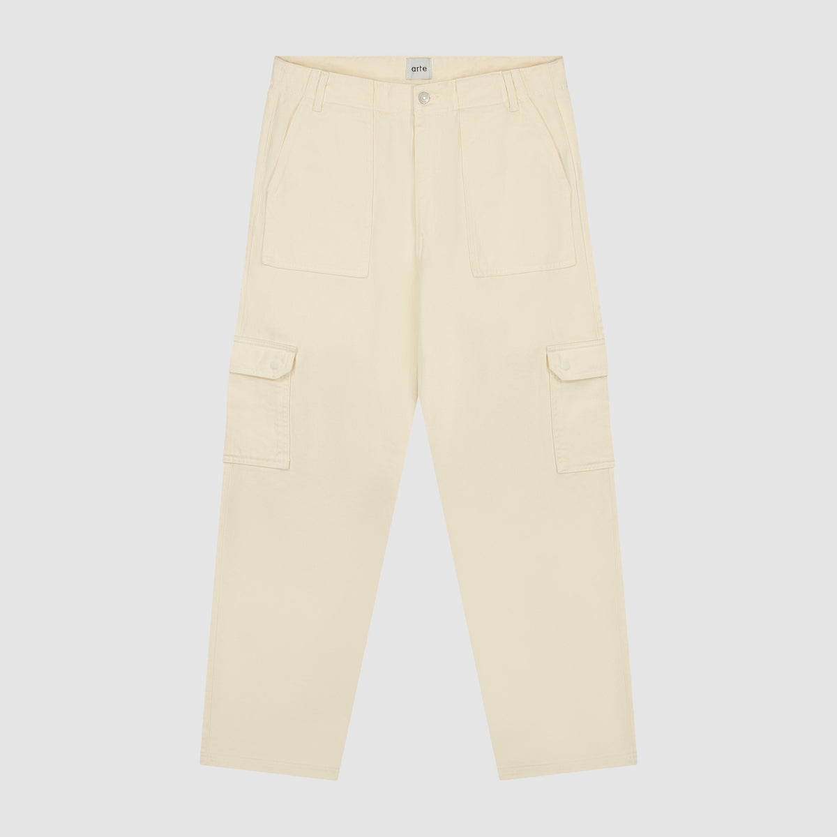 Pantalon cargo - Crème