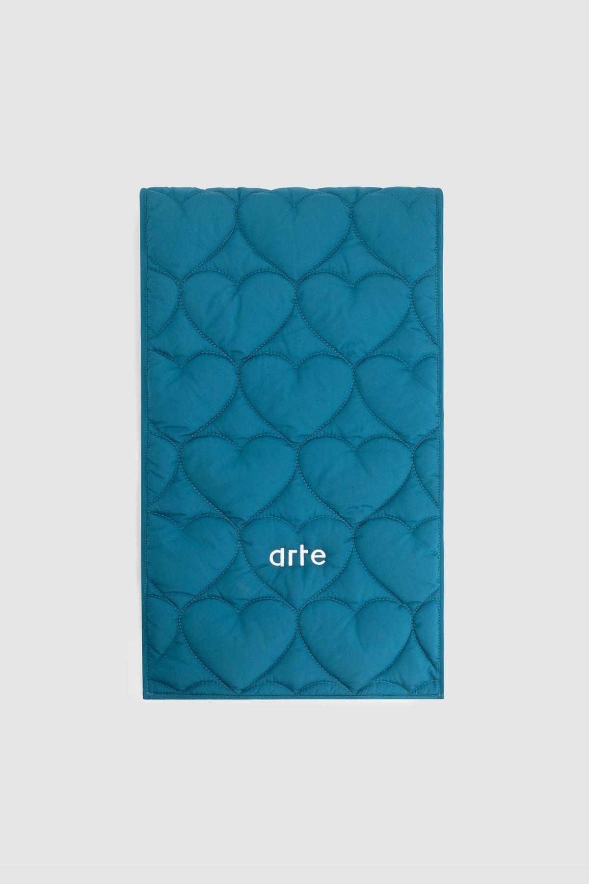 Écharpe matelassée Aaron - Bleu pétrole