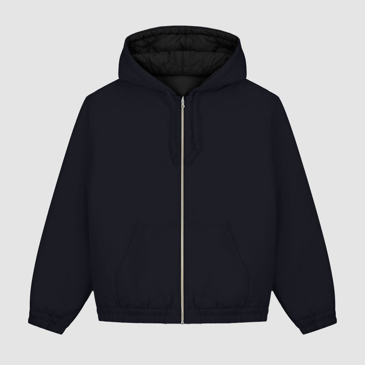 Veste à capuche réversible - Marine