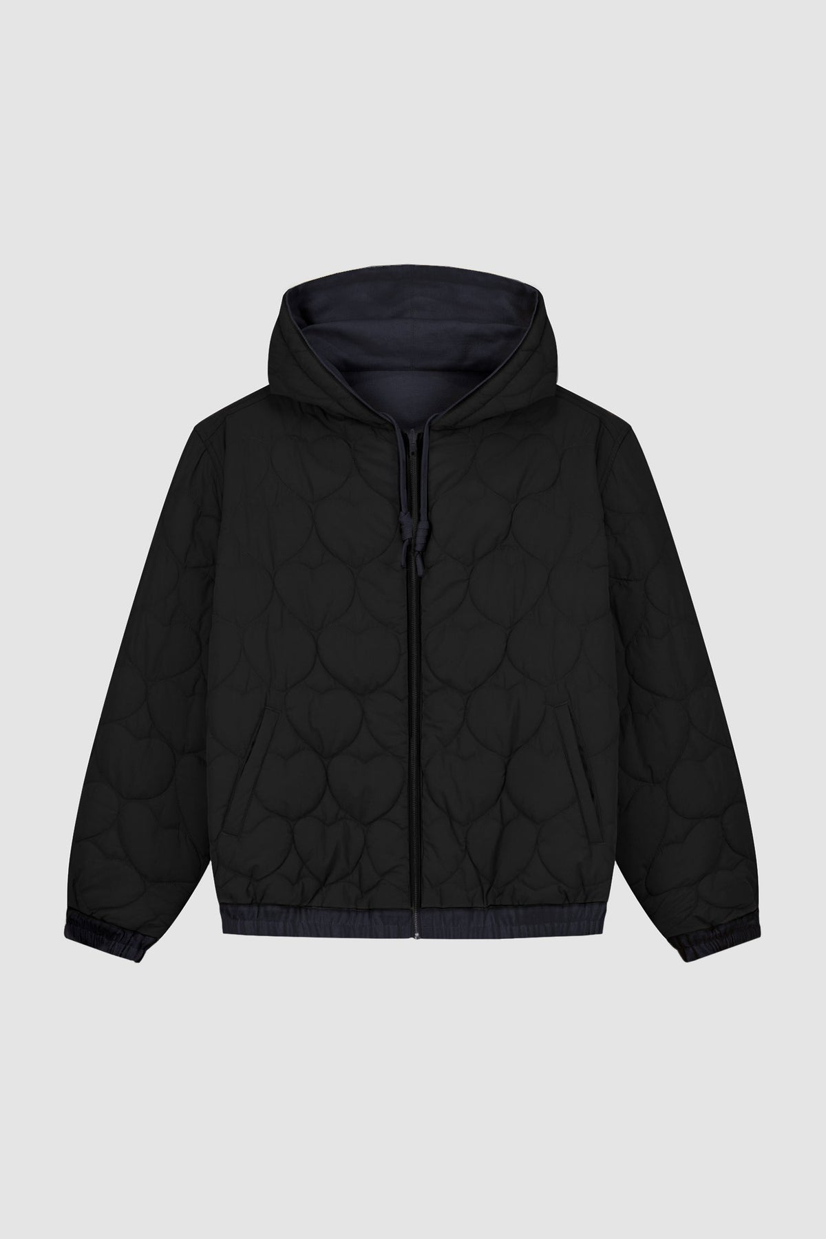 Veste à capuche réversible - Marine