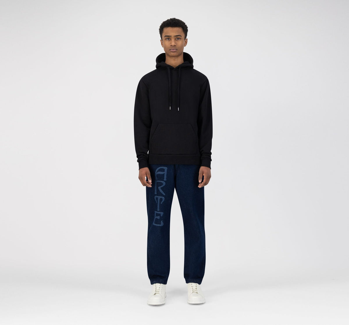 Horta Back Dahlia Hoodie - Noir