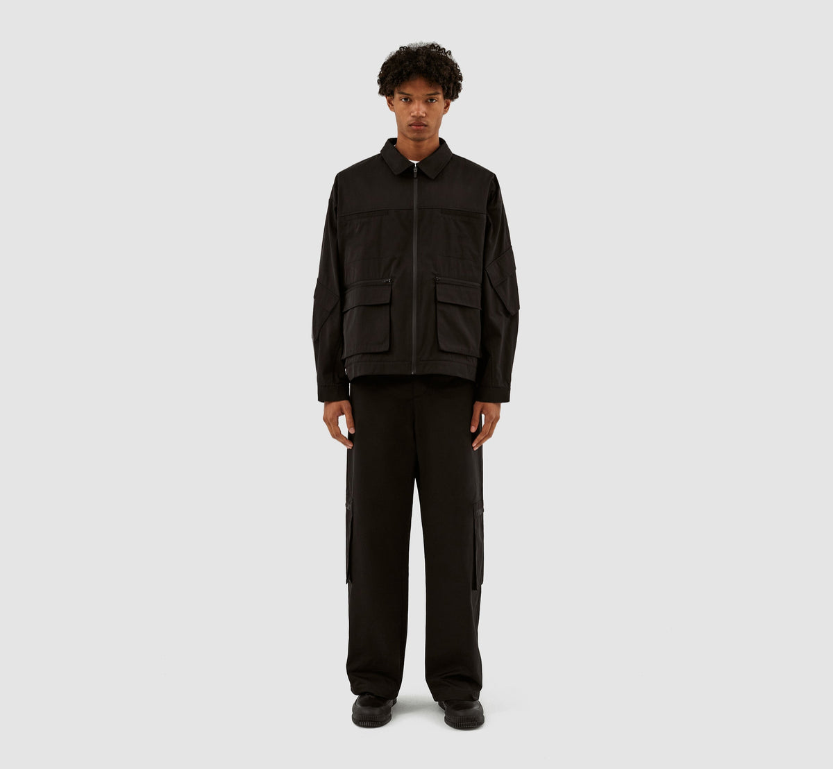 Veste Jack à double poche - Noir