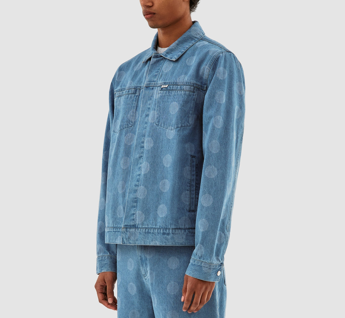 Veste Jackson Dots Fade - Bleach Denim