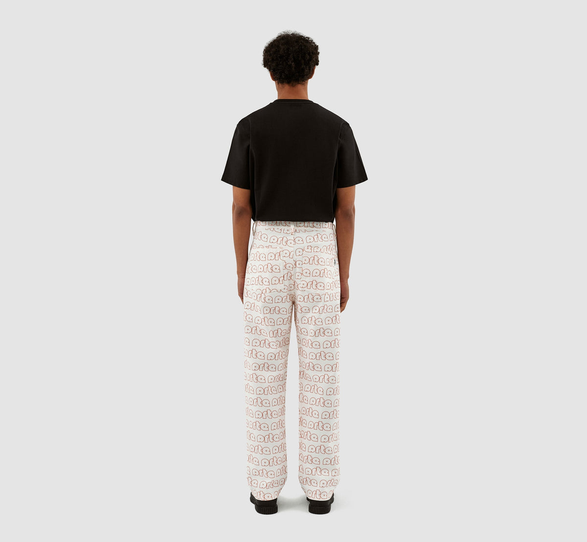 Pantalon Paul Allover Logo - Rouge/Blanc