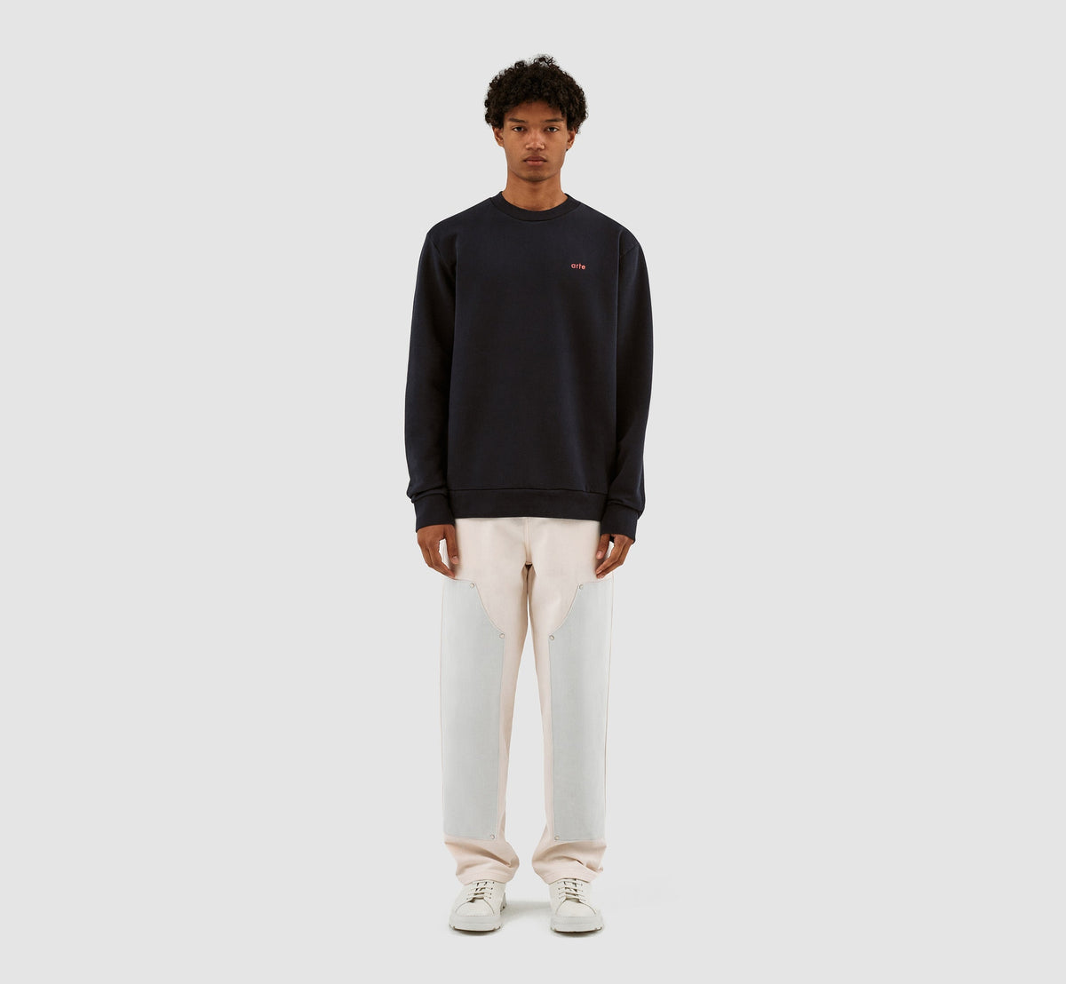 Conrad Back Print Crewneck - Marine