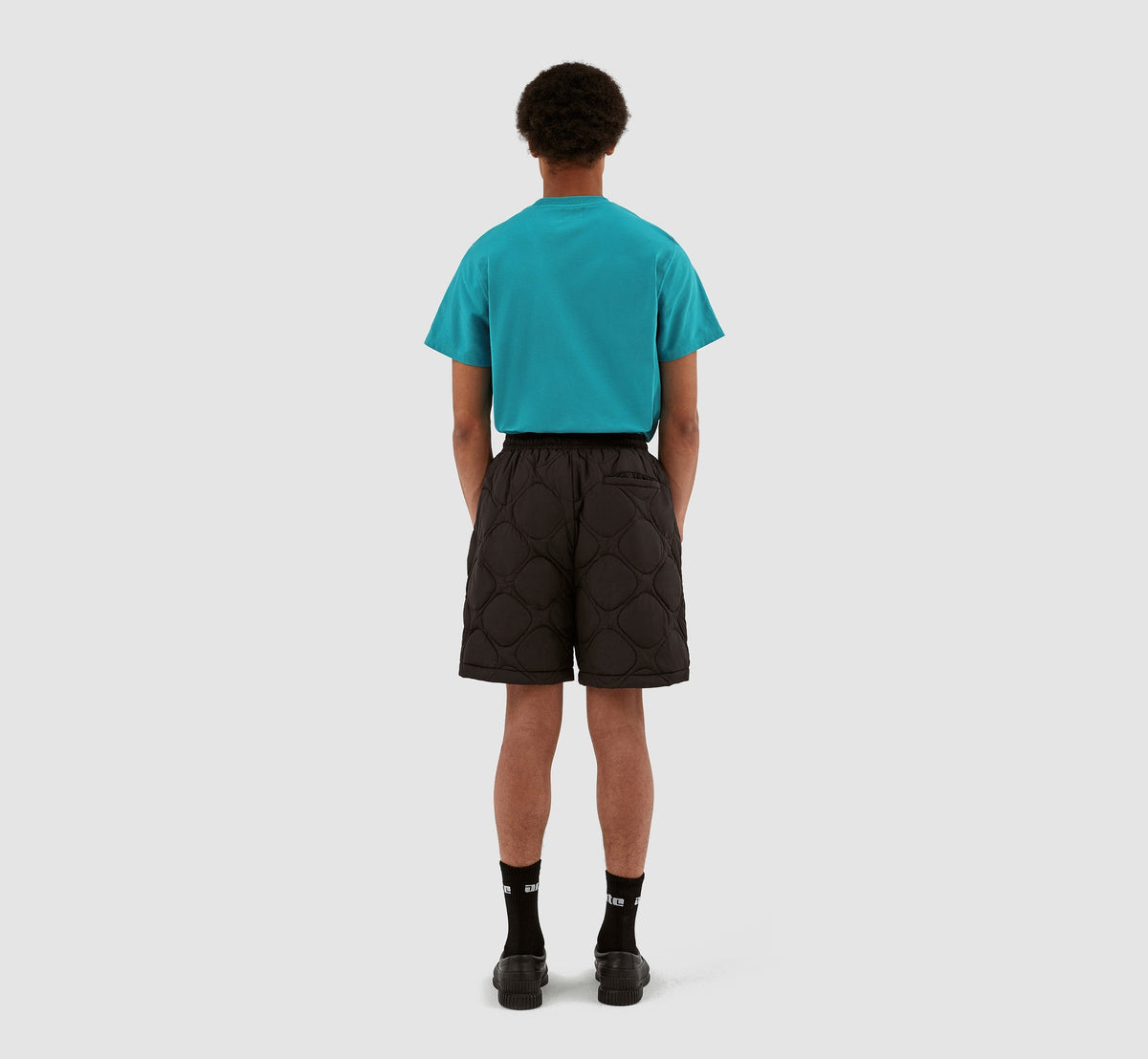 Short matelassé Steiner - Noir