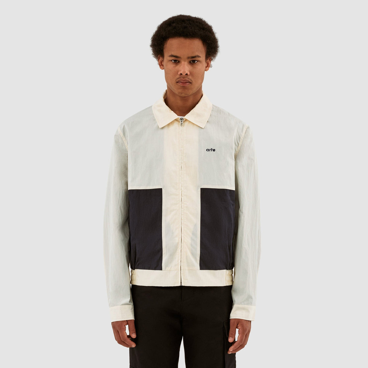 Veste Julian Colorblock - Crème/Marine