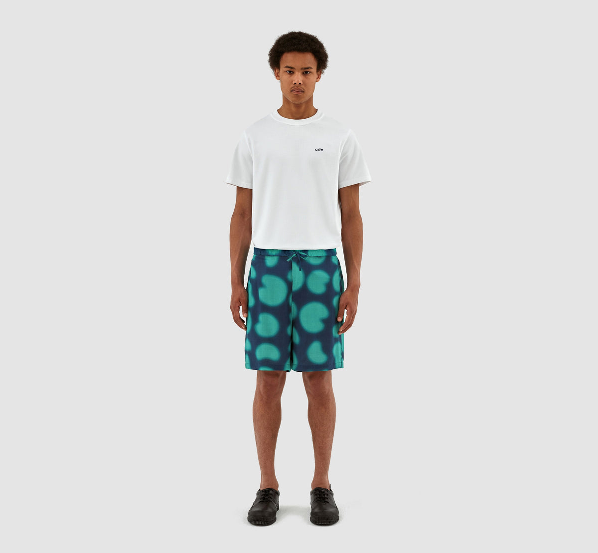Short imprimé Stolp - Marine/Vert