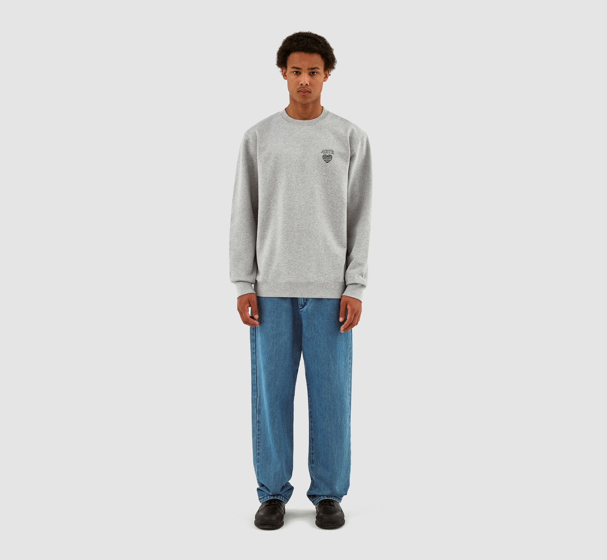 Clarck Scribble Crewneck - Gris