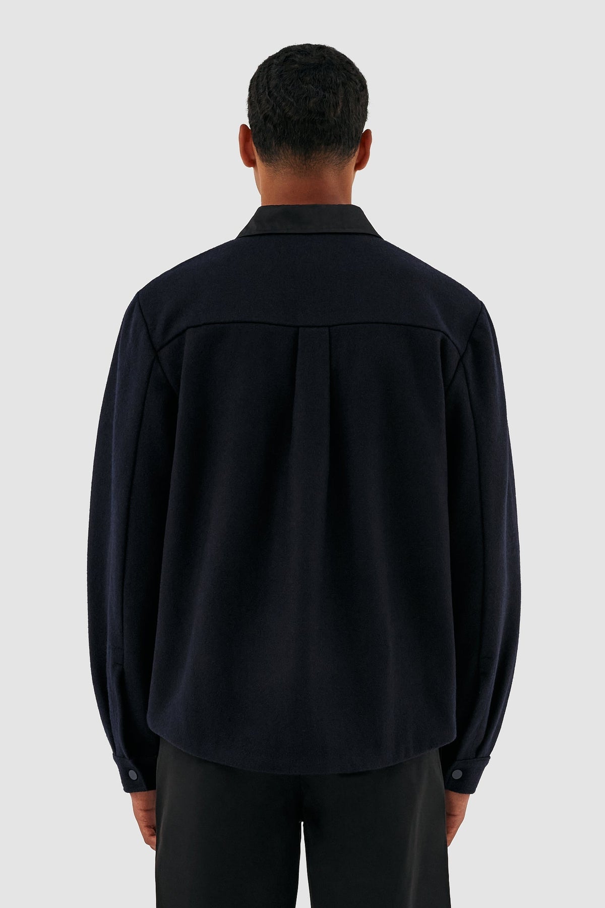 Veste en laine Johnson - Noir/Marine