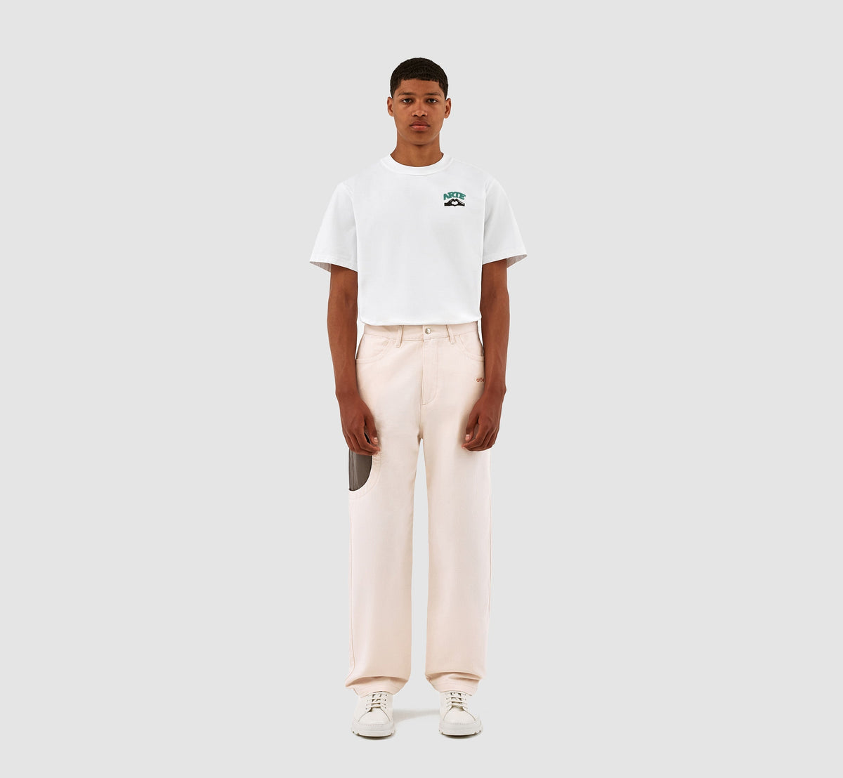 Pantalon Trabal de Jones - Crème/Gris
