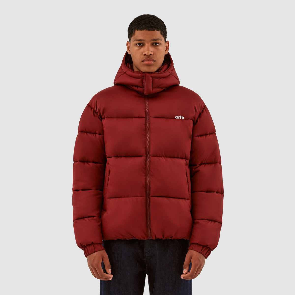 Joey Puffer Jacket - Bordeaux