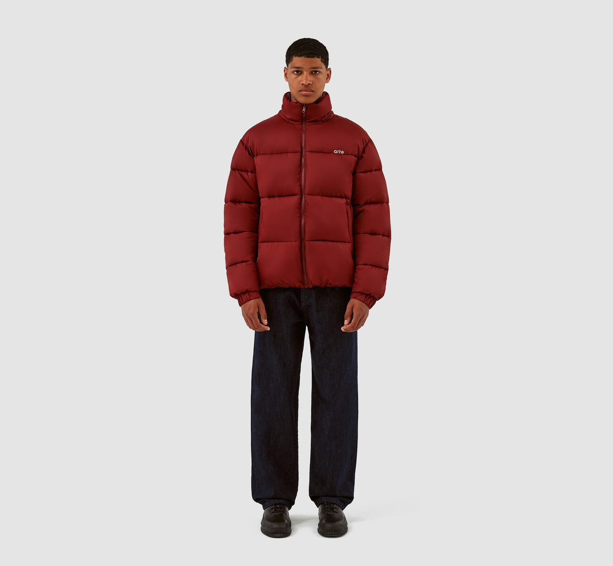 Joey Puffer Jacket - Bordeaux