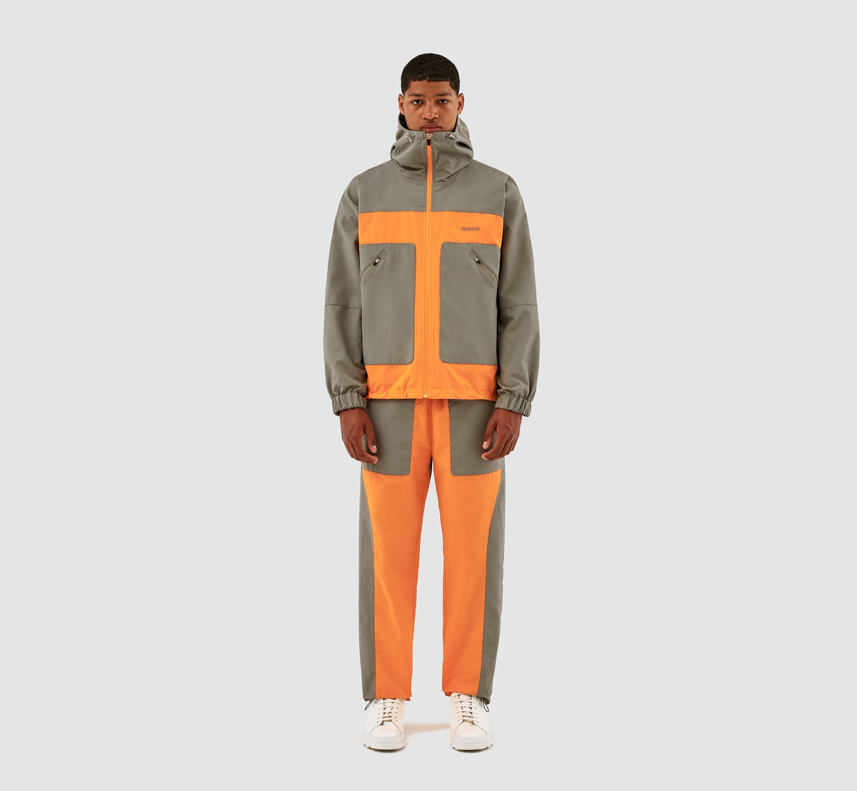 Veste Jeff - Orange/Gris
