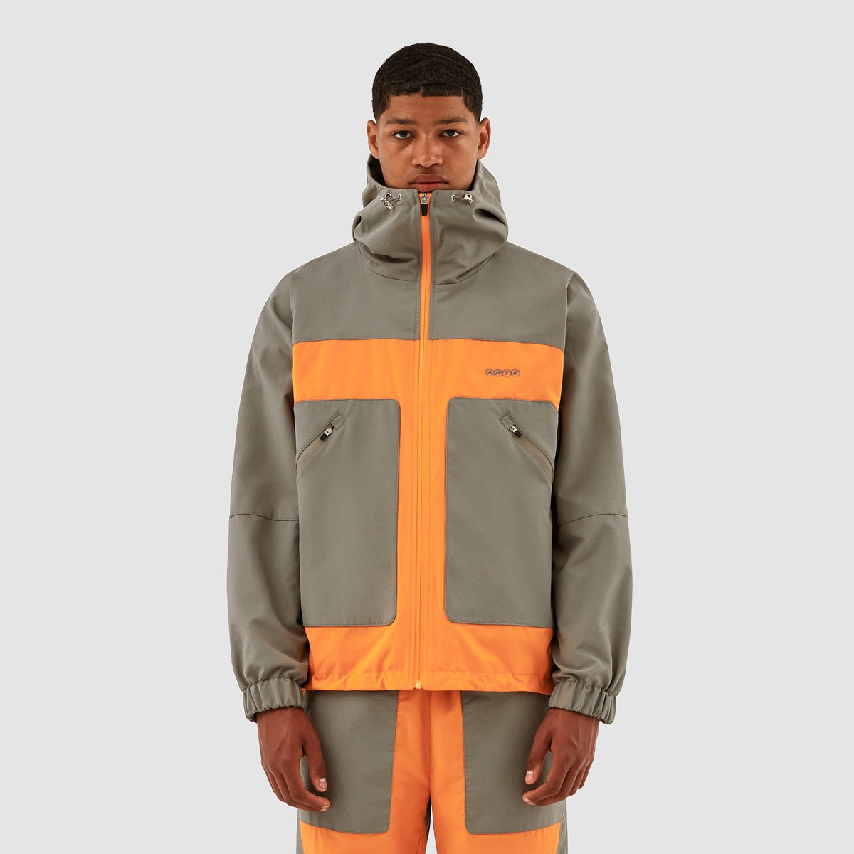 Veste Jeff - Orange/Gris