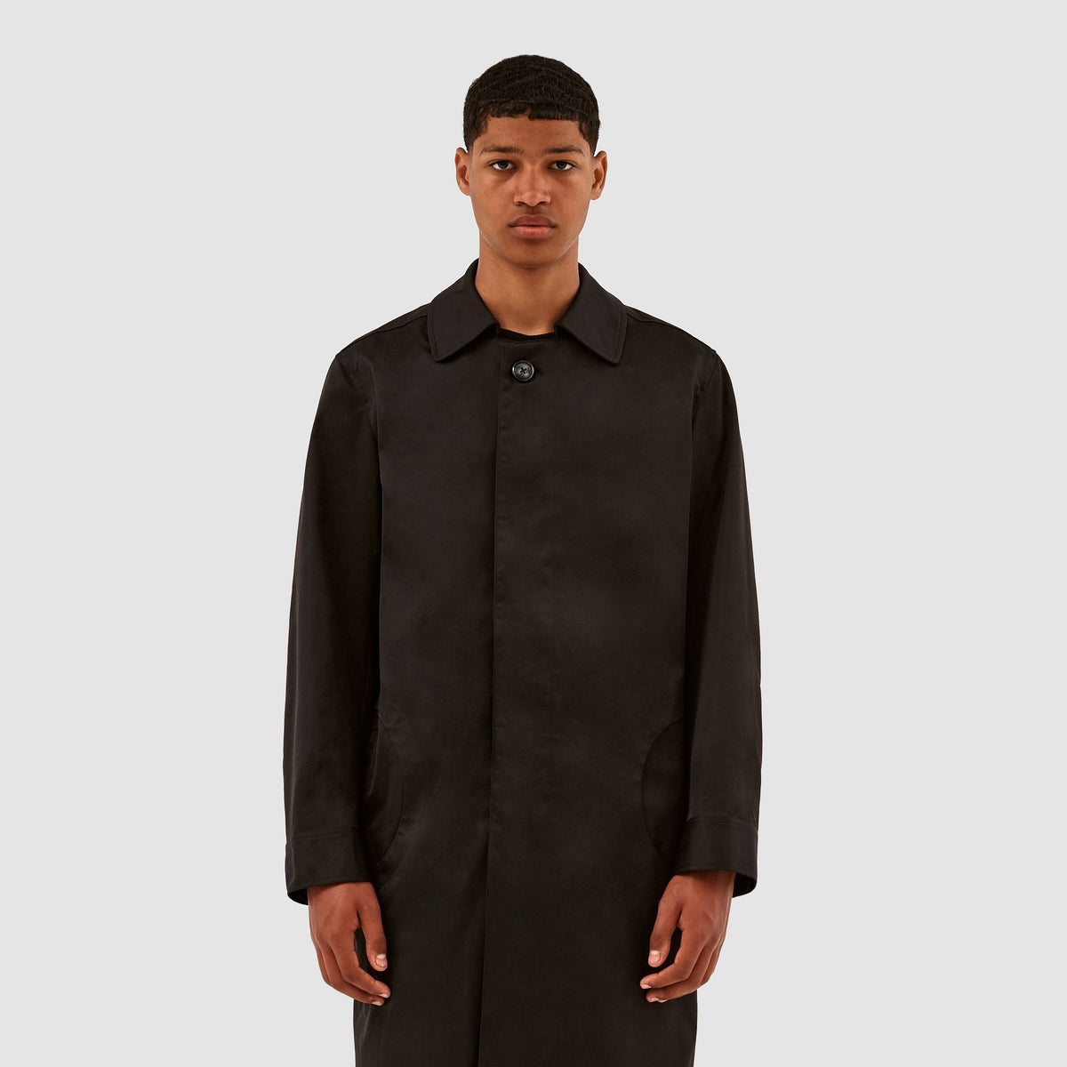 Manteau en nylon Joe - Noir