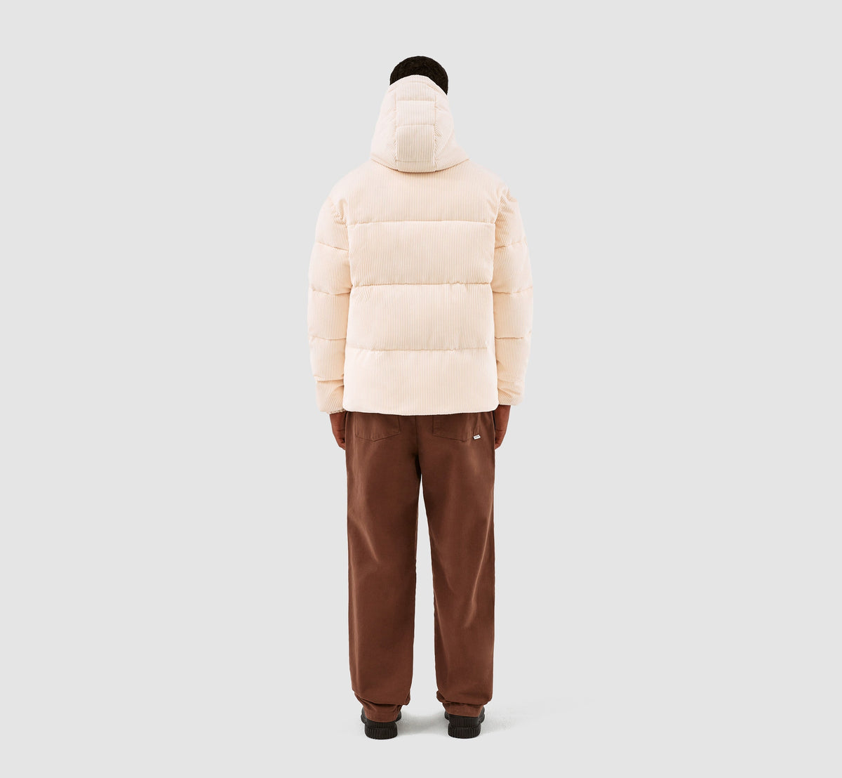Veste ample en velours côtelé Joey - Crème
