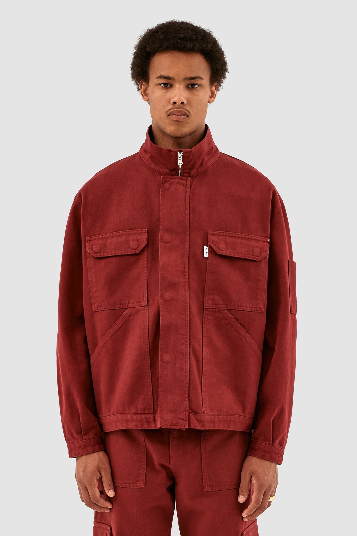 Veste à poches Johnson - Bordeaux