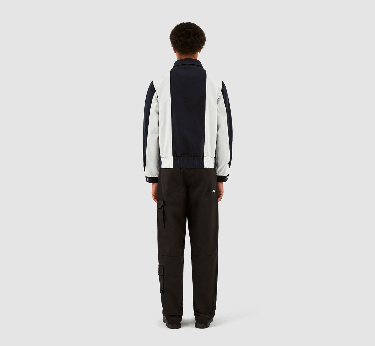 Jeffrey Stripe - Marine/Blanc