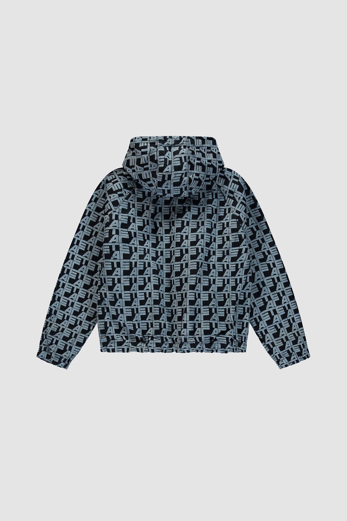 Veste en jean à carreaux sur toute la surface - Jean