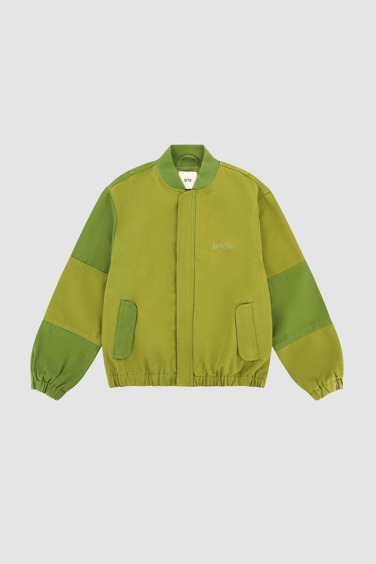 Blouson aviateur en toile - Vert