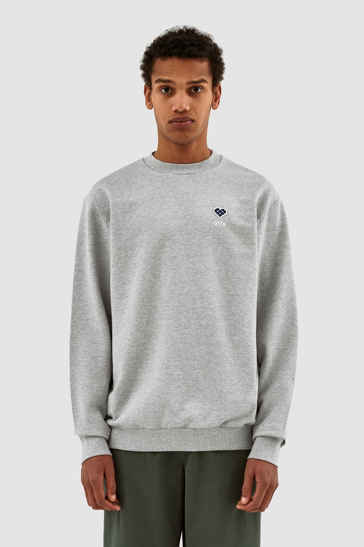 Pull Cohen Heart Patch - Gris