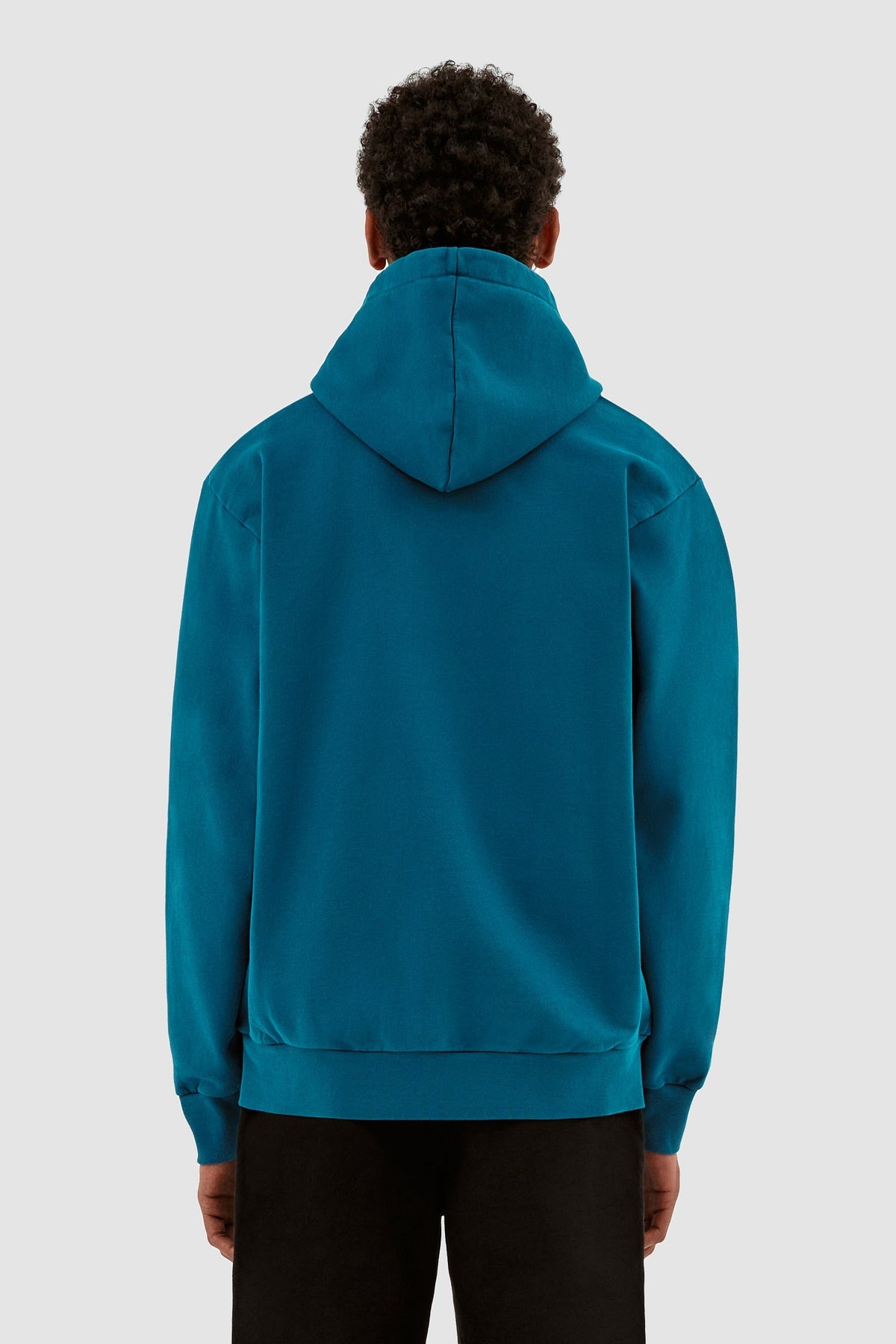 Sweat à capuche Harmon A Logo - Bleu lagon