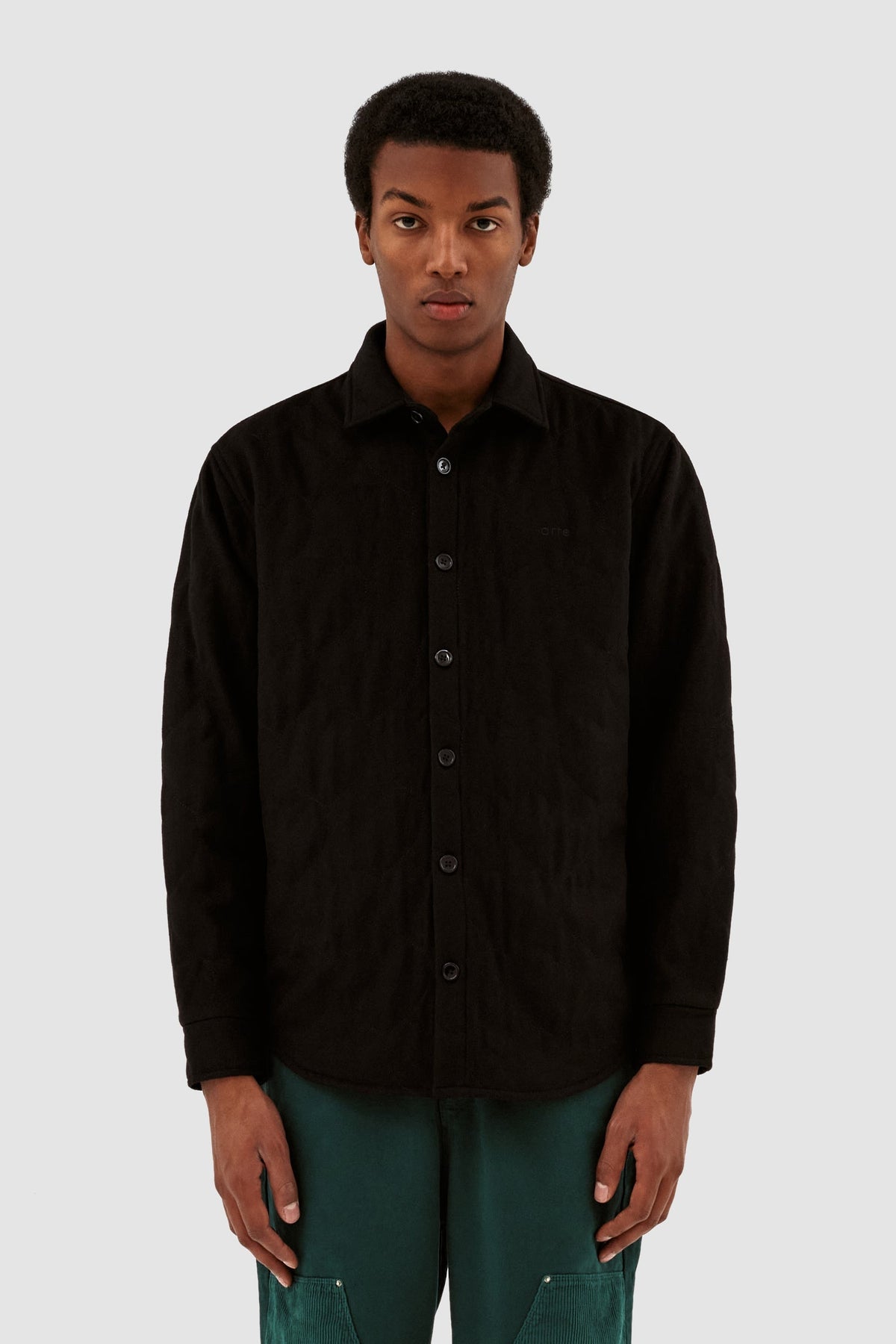 Chemise matelassée Stockton - Noir