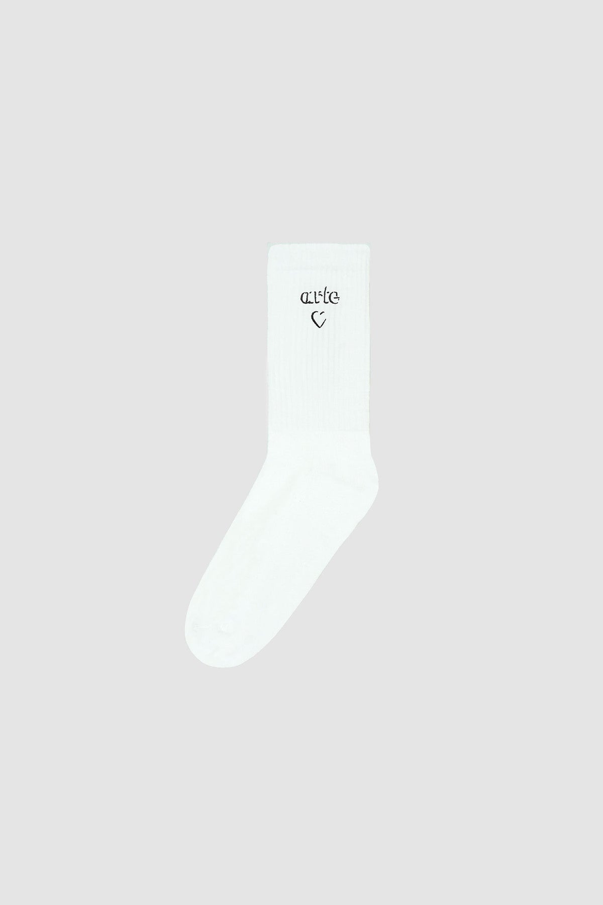 Chaussettes à logo en forme de cœur - blanches