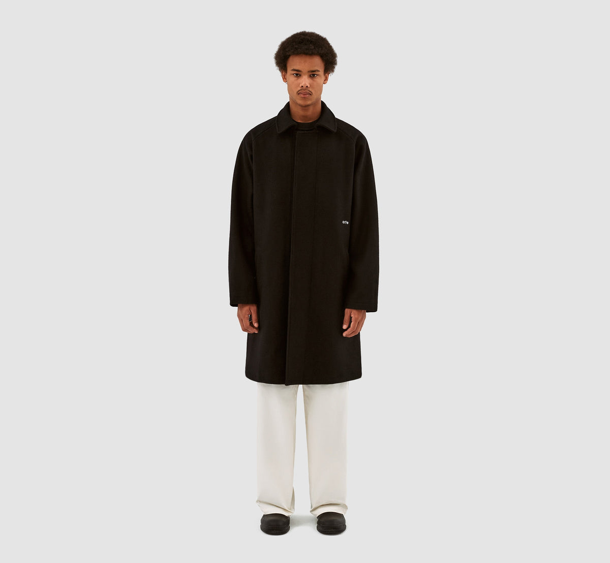 Manteau en laine Jesse - Noir