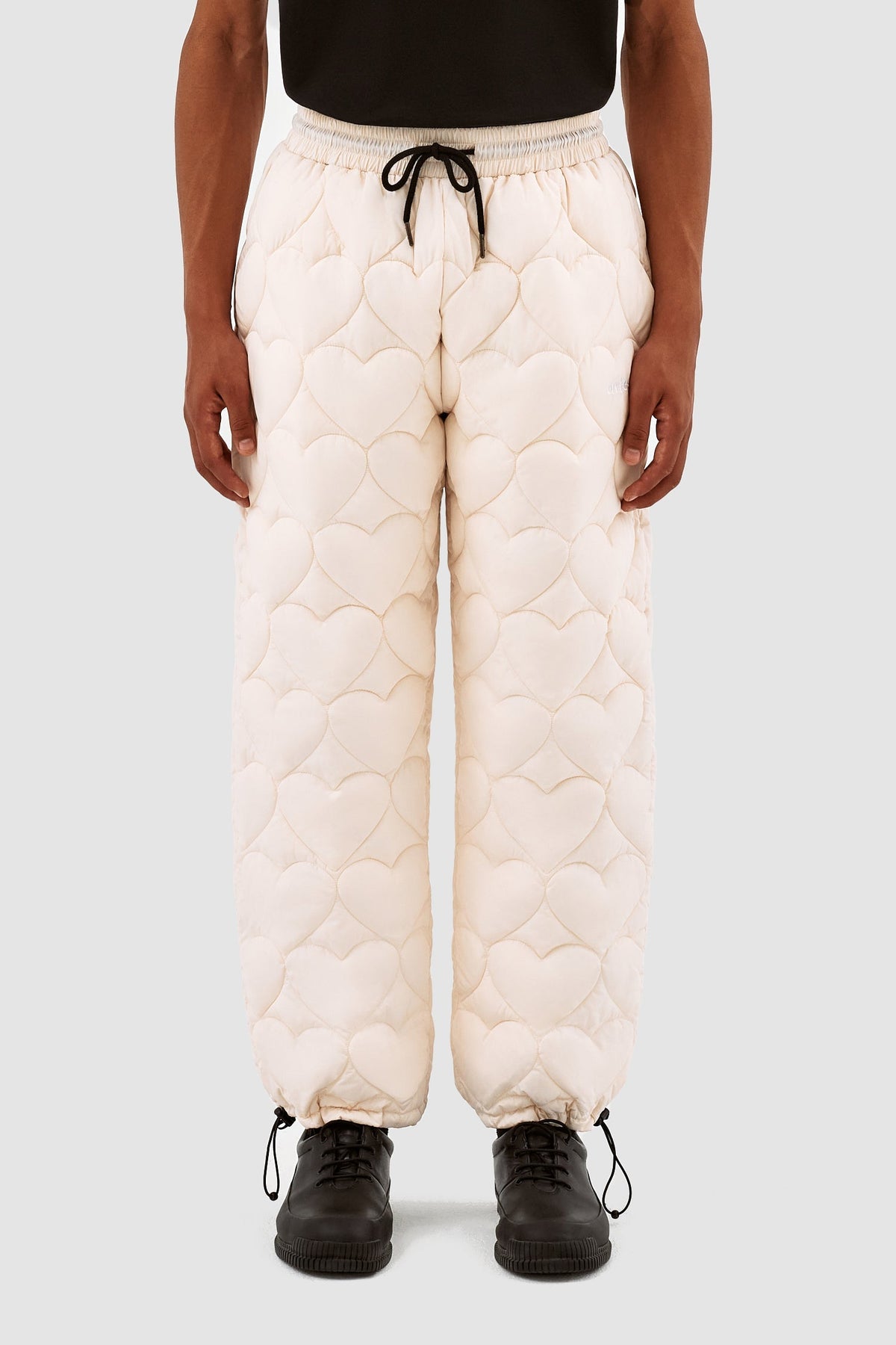 Pantalon en molleton Paolo Heart - Crème