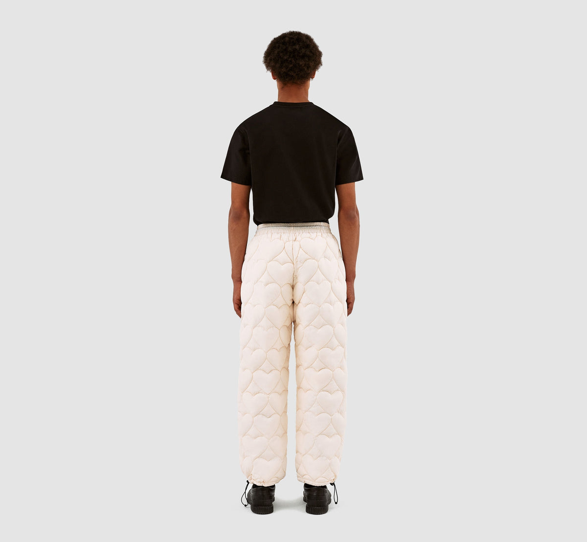Pantalon en molleton Paolo Heart - Crème